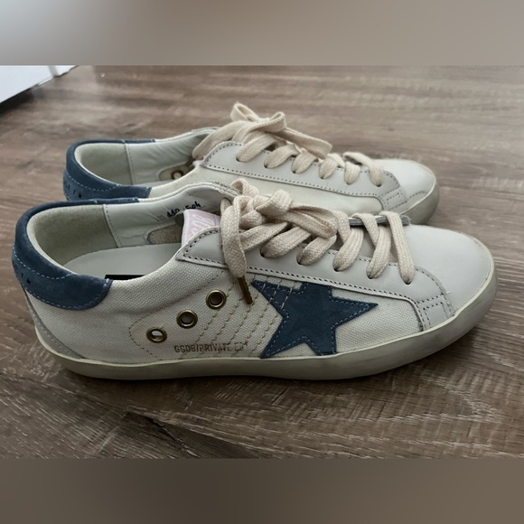 Golden Goose super star canvas leather low sneakers size 7 - Picture 6 of 6